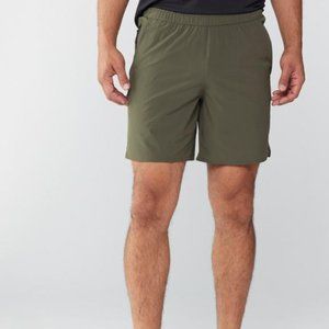 REI Co-Op Men's Active Pursuits Shorts XL Olive Green New